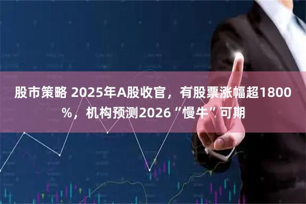 股市策略 2025年A股收官，有股票涨幅超1800%，机构预测2026“慢牛”可期